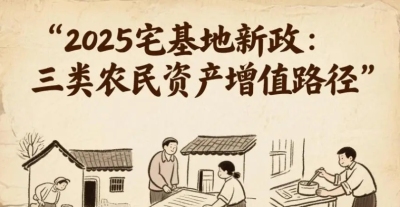 你家宅基地要变"活钱"了！这几类人要发财！