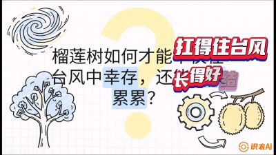 第四节：中国榴莲突围战：为生存重塑权型，抗台风矮化栽培与力学牵引，课程：《国产榴莲突围战：从泰国经验到中国实操的8堂必修课（高阶实战版）》