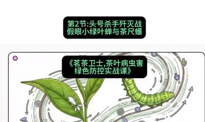 第02节：头号杀手歼灭战&mdash;&mdash;假眼小绿叶蝉与茶尺蠖，课程：《茗茶卫士&mdash;&mdash;茶叶病虫害绿色防控实战课》#识农AI
