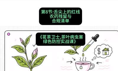 第08节：舌尖上的红线&mdash;&mdash;农药残留与合规清单，课程：《茗茶卫士&mdash;&mdash;茶叶病虫害绿色防控实战课》#识农AI