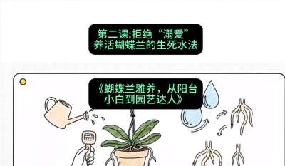 第二节：拒绝&ldquo;溺爱&rdquo;：养活蝴蝶兰的生死水法，课程：《蝴蝶兰雅养六讲：从阳台小白到园艺达人》#识农AI