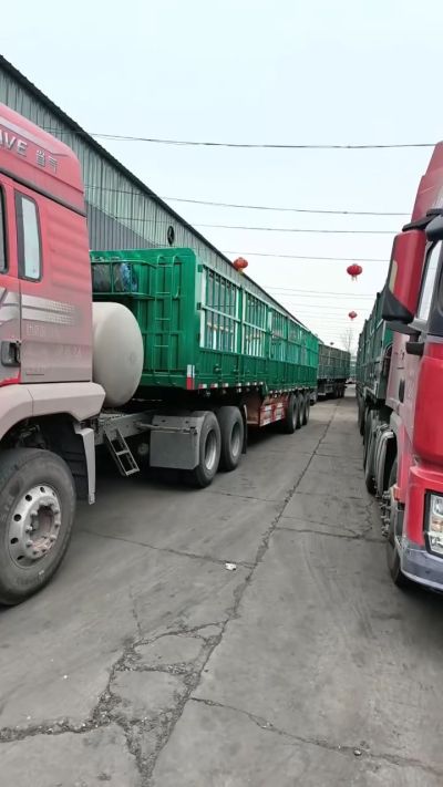 2月23号，源沃肥业排队装车中